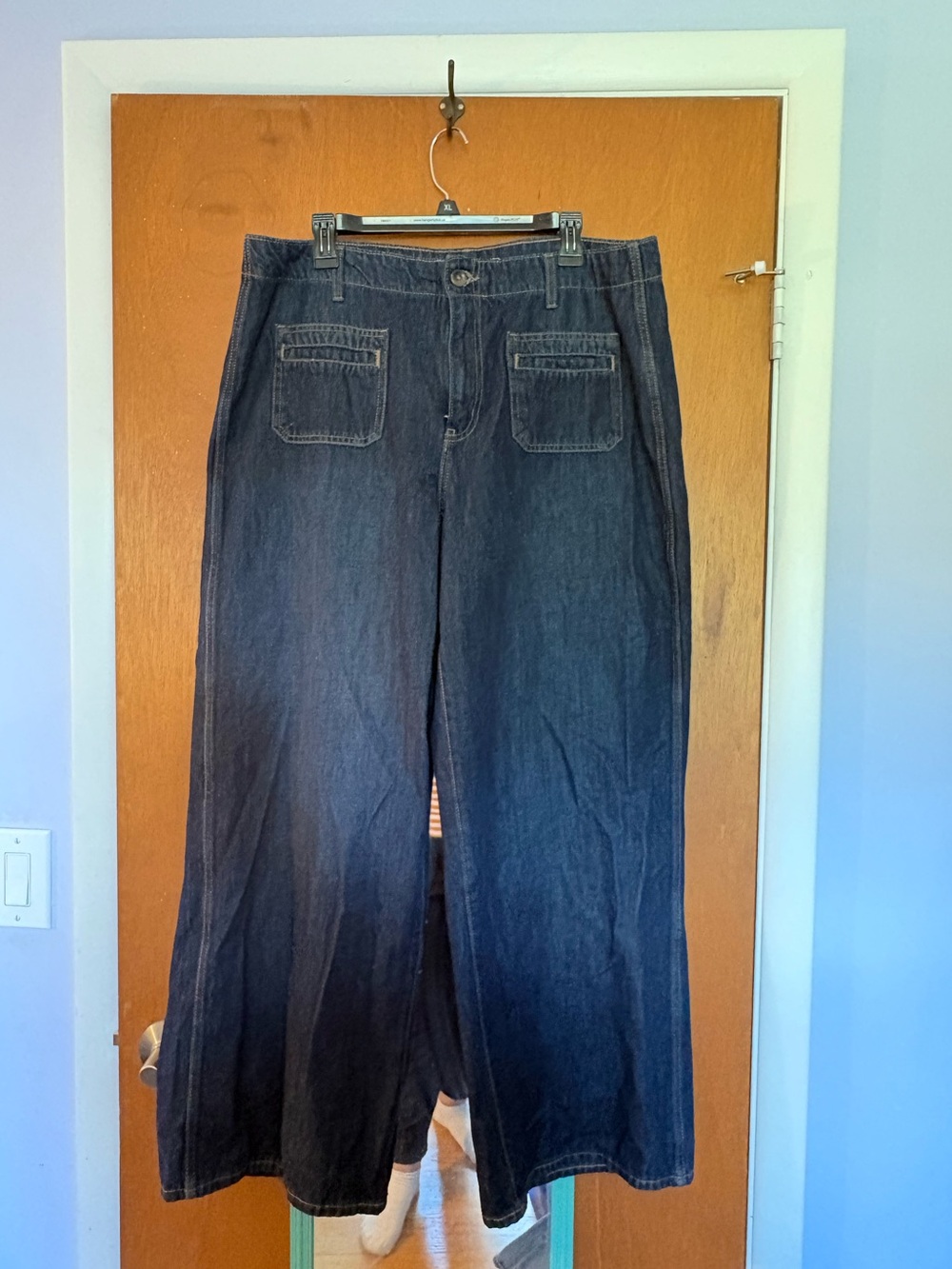 Old navy baggy hi rise wide leg jeans